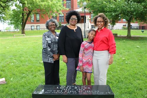 Linda Brown commemorative bench 